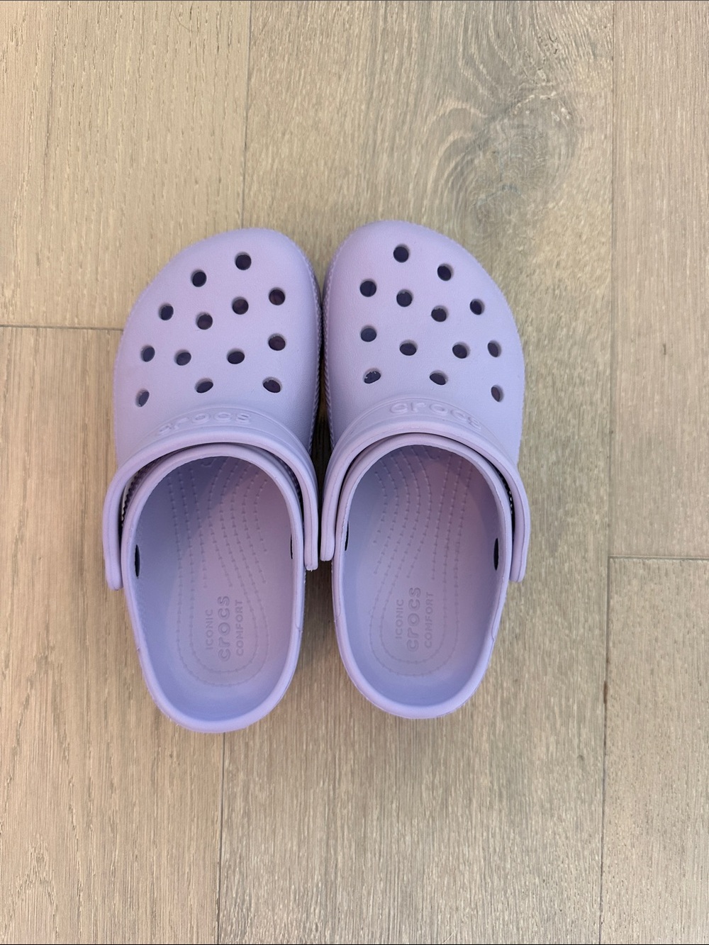 CROCS Kids Classic Clog in Light Purple